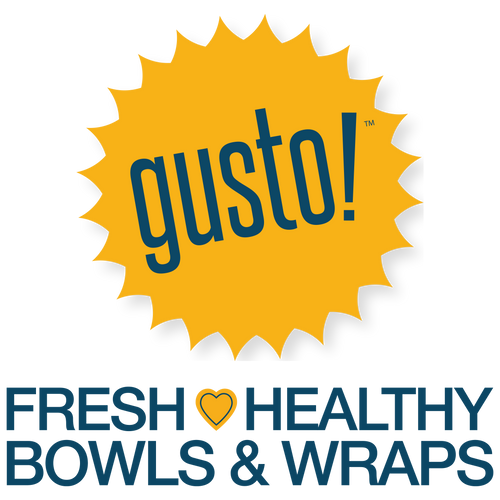 gusto! Healthy Bowls & Wraps logo